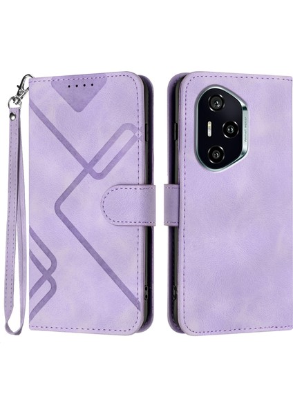 Honor 400 5g Cüzdan Kılıf Pu Deri Telefon Kılıfı Kayışlı (Yurt Dışından)