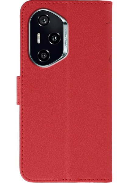 Honor 400 5g Tüy Baskı Pu Deri Cüzdan Telefon Kılıfı (Yurt Dışından) indirimleri