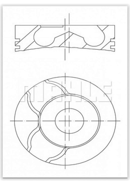Piston Segman 76.00 mm Std Clio-Kangoo 1.5 Dci K9K (26 Pim) (-0.20) Kisa Dpmah
