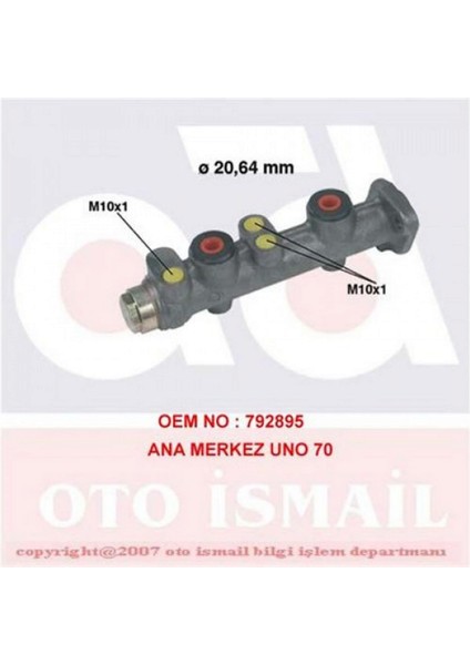 Ana Merkez Komple [ Fiat Uno 70 1988- ] Dpmah