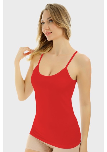 Ip Askılı Slim Fit Kadın Atlet Body 2033