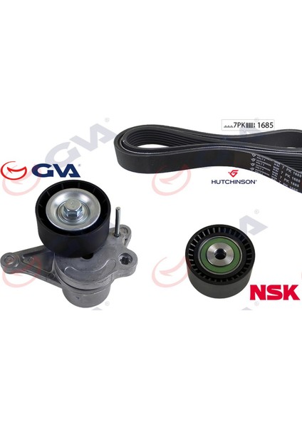 Alternatör Gergi Kiti Kütüklü Master Iii-Movano 2.3 Dci 10 K017PK1685 Dpmah