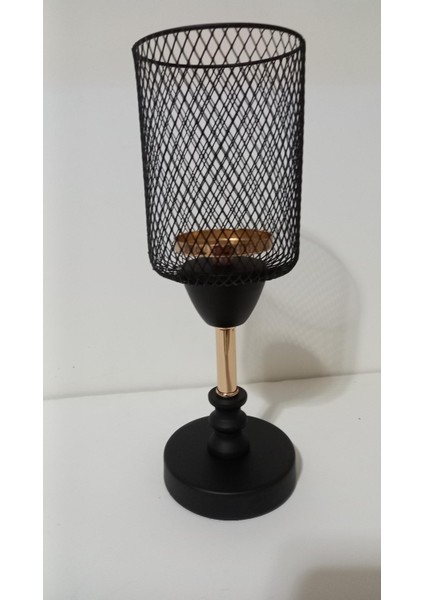 Mumluk Metal Siyah 26 cm