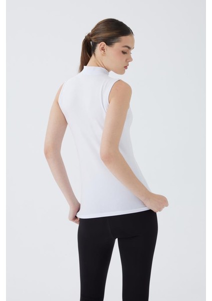 Balıkçı Yaka Sıfır Kol Kadın Body T-Shirt 2045 modelleri