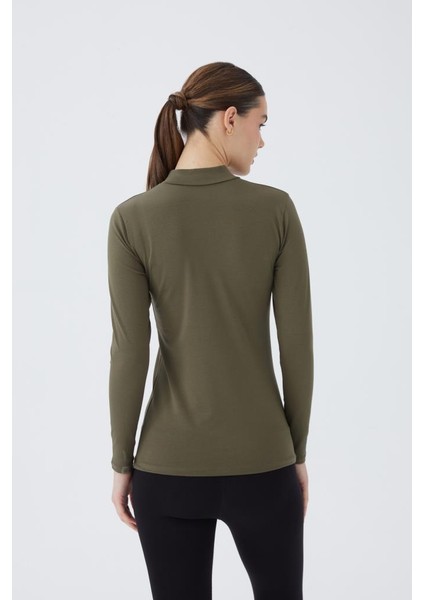 Balıkçı Yaka Uzun Kol Kadın Body T-Shirt 2047 fiyatları