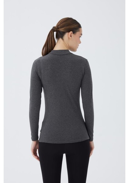 Balıkçı Yaka Uzun Kol Kadın Body T-Shirt 2047 fırsatları