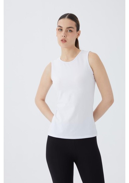 Sıfır Kol O Yaka Kadın Body T-Shirt 2048