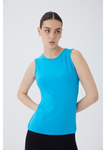 Sıfır Kol O Yaka Kadın Body T-Shirt 2048