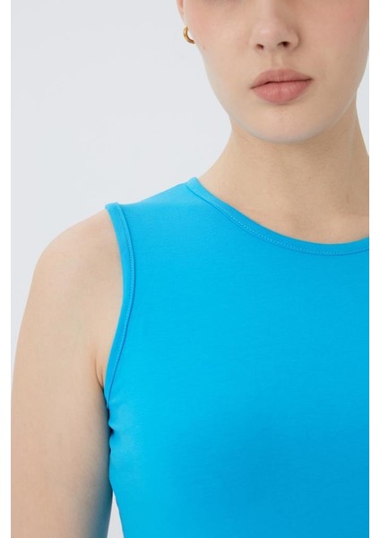 Sıfır Kol O Yaka Kadın Body T-Shirt 2048 modelleri