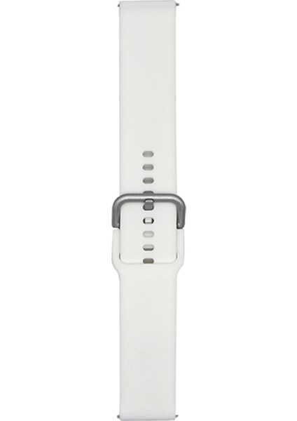 Huawei Watch GT 4 / GT 3 46MM Uyumlu 22MM Silikon Kordon (Beyaz)