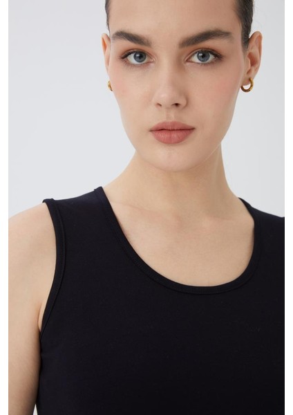 Sıfır Kol U Yaka Kadın Body T-Shirt 2049 modelleri