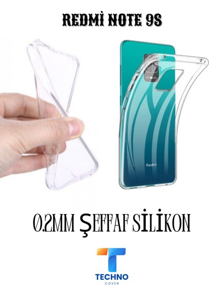 Redmi Note 9s 6d Tam Kaplayan Ekran Koruyucu ve Şeffaf Kılıf 2li Avantajlı Paket