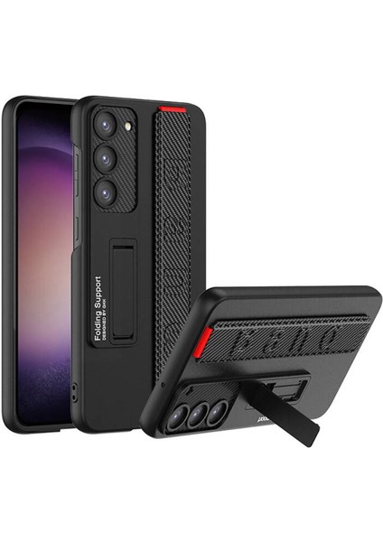 Samsung Galaxy S24 Plus Tutma Bölmeli Şık Lucid Premium Kapak