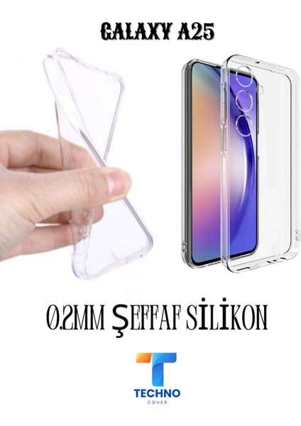 Samsung A25 6d Tam Kaplayan Ekran Koruyucu ve Şeffaf Kılıf 2li Avantajlı Paket modelleri