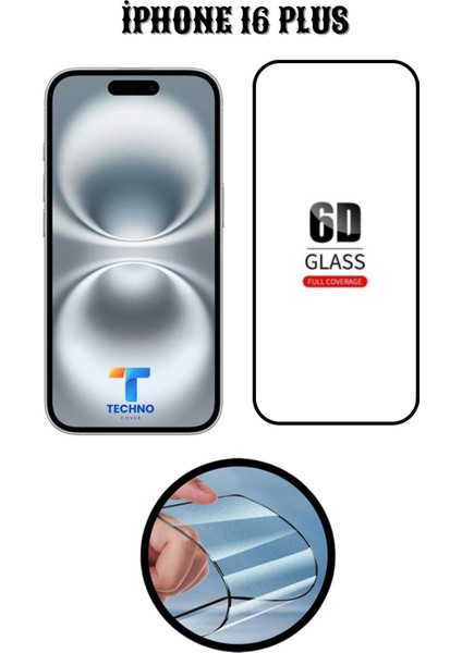 Iphone 16 Plus 6d Tam Kaplayan Ekran Koruyucu ve Şeffaf Kılıf 2li Avantajlı Paket fiyatları