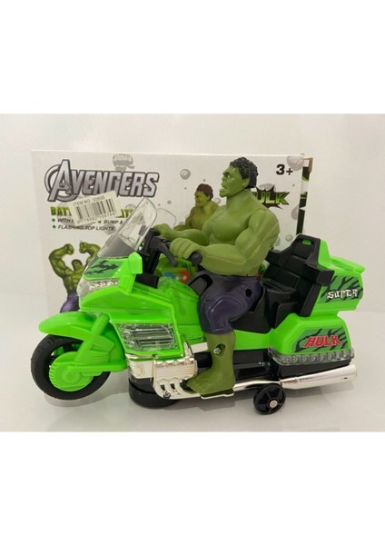 Hulk Motorlu Müzikli Işıklı Yerde Gezen Oyuncak fırsatları