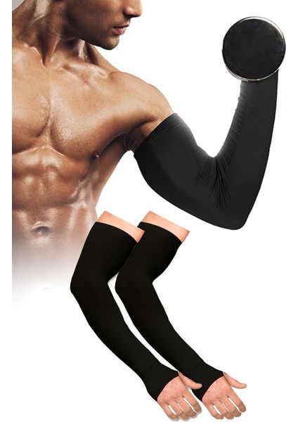 Spor Kolluk 1 Çift Parmak Geçirmeli Unisex Basketbol Futbol Voleybol Sporcu Kolluğu Aksesuar
