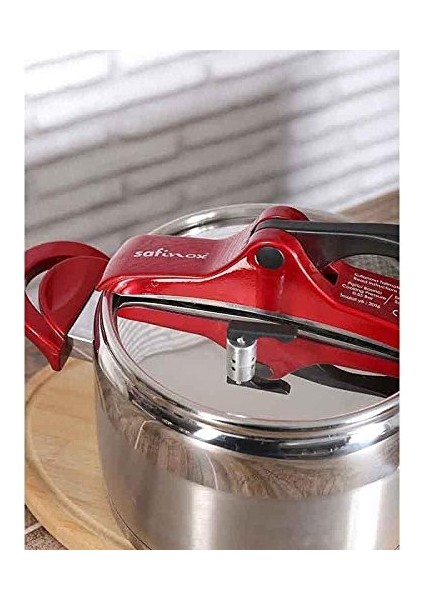 4 Lt Klasik Düdüklü Renkli Kulp Yeni Vision Model-Kırmızı Kulplu fiyatları