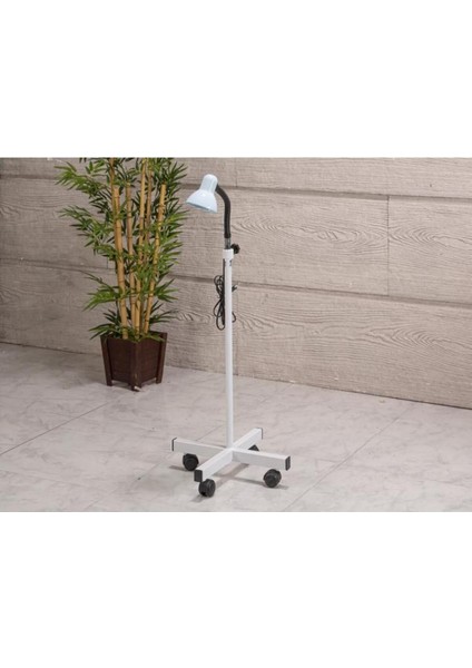 Eko 4 Ayaklı Metal Gövdeli Seyyar Lamba-Beyaz | LABORTECH-4301