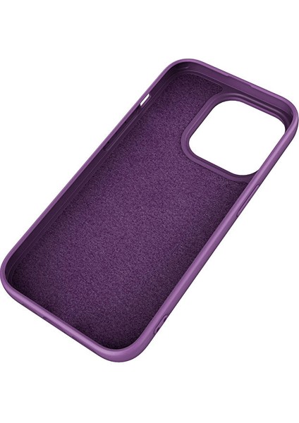iPhone 16 Plus Kılıf Kılıf Içi Kadifeli Esnek Kadifon Lansman Premium Silikon Kılıf