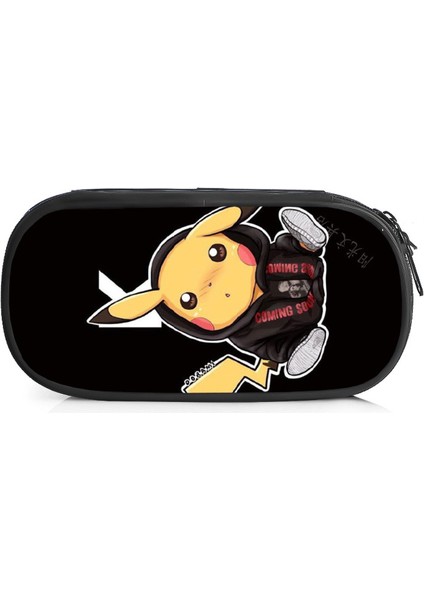 Pikachu Büyük Kapasiteli Kalem Kutusu Kalem Kutusu Kırtasiye Çantası Kozmetik Çantası Kozmetik Çantası (Yurt Dışından)