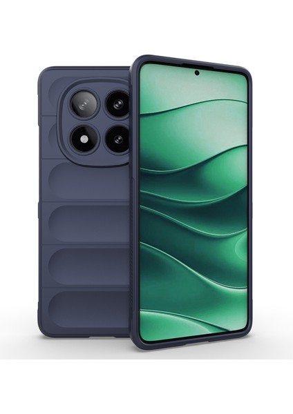 Xiaomi Redmi Note 14 Pro 5G Kılıf Rahat Tutulabilir Yapılı İçi Kadife Kaplamalı Etnik Premium TPU Silikon Kapak