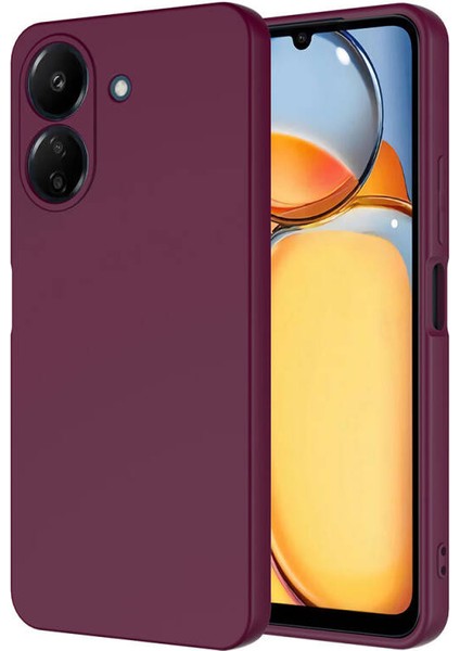 Redmi 13C Kılıf Kılıf Içi Kadifeli Esnek Kadifon Lansman Premium Silikon Kılıf