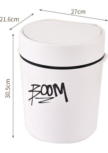 Bas Açılır Kapaklı Tuvalet Için Kapaklı Evsel Çöp Kutusu Modeli Büyük Mutfak Banyo Çöp Kutusu (Yurt Dışından)