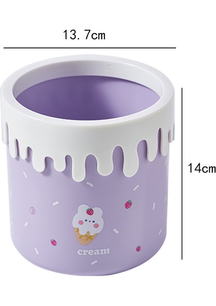 Çöp Kutusu Ev Oturma Odası Yatak Odası Süper Sevimli Masaüstü Küçük Çöp Kutuları (Yurt Dışından)