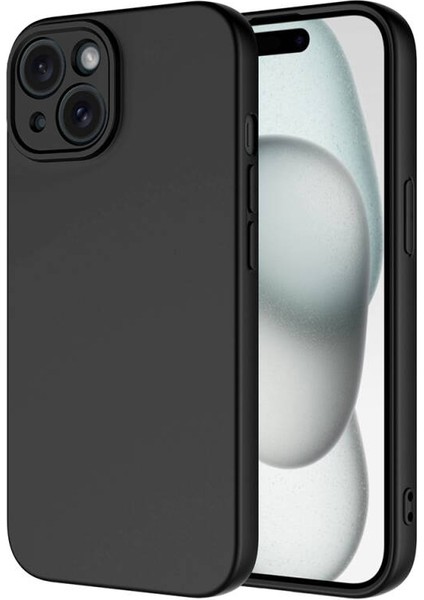 iPhone 15 Plus Kılıf Kılıf Içi Kadifeli Esnek Kadifon Lansman Premium Silikon Kılıf