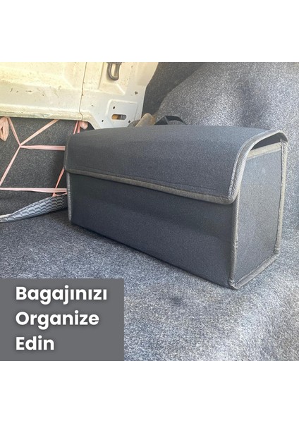 Ankaflex Bagaj Organizer Çanta Siyah Kalın Halı Bagaj Çantası Çıtçıtlı fırsatları