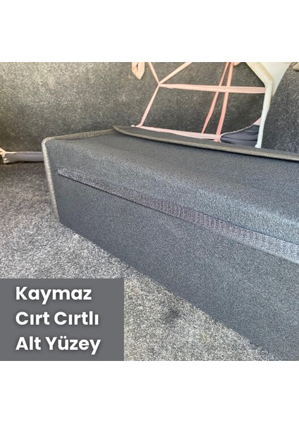 Ankaflex Bagaj Organizer Çanta Siyah Kalın Halı Bagaj Çantası Çıtçıtlı indirimleri