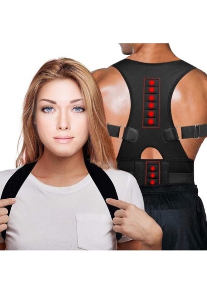Ankaflex Manyetik Bel Sırt Omuz Kambur Spor Ortobedik Dik Durus Korsesi