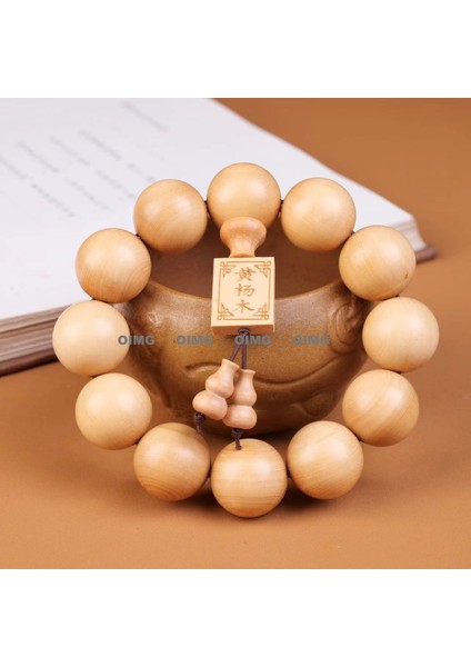 Yeni Büyük Yapraklı Huanghuali Buda Boncuk Dizeleri Maun Erkek ve Kadın Bilezikler Popüler Kültürel Mücevher Ahşap El Sanatları Kültürel Tespih (Yurt Dışından)