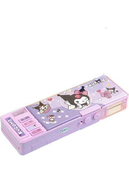 "yeni Sanrio Kırtasiye Kutusu Kuromi Melody Kırtasiye Kutusu Şifre Kilidi Çok Işlevli Büyük Kapasiteli Kalem Kutusu Çocuk Hediyesi " (Yurt Dışından)