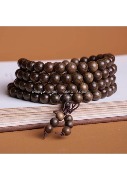 Yeni Xiaoye Zitan Tütsü Ahşap Kırmızı Ekşi Dal Buda Boncukları Altın Başak Tespih Bilezik Hediye Dize (Yurt Dışından)