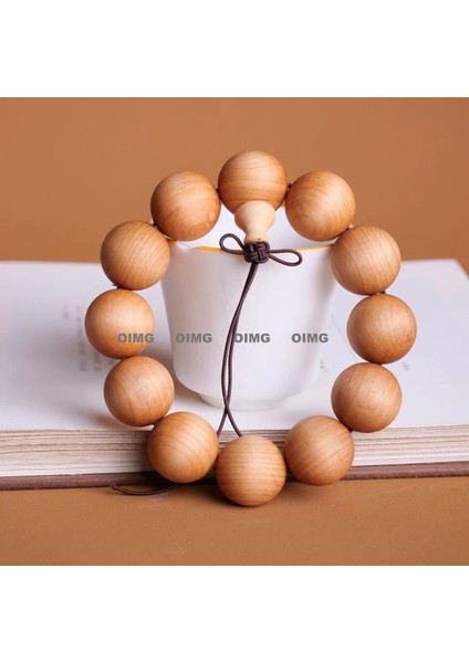 Yeni Büyük Yapraklı Huanghuali Buda Boncuk Dizeleri Maun Erkek ve Kadın Bilezikler Popüler Kültürel Mücevher Ahşap El Sanatları Kültürel Tespih (Yurt Dışından)