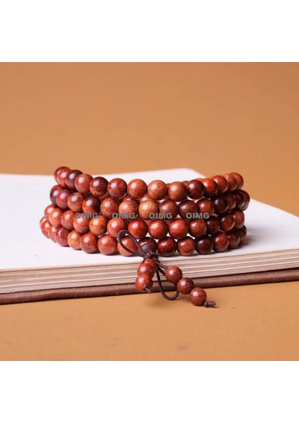 Yeni Xiaoye Zitan Tütsü Ahşap Kırmızı Ekşi Dal Buda Boncukları Altın Başak Tespih Bilezik Hediye Dize (Yurt Dışından)