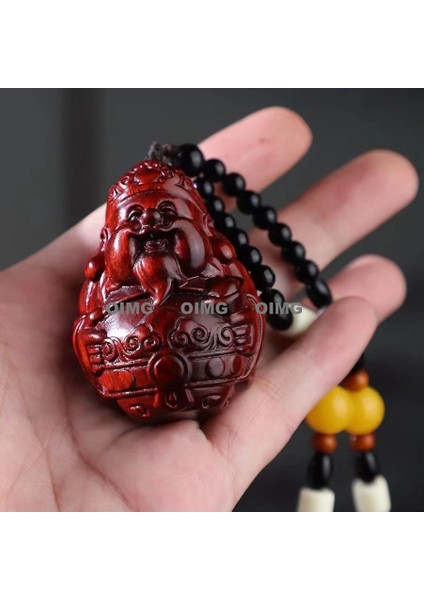 Yeni Xiaoye Zitan Kulp Parçası Servet Cazibesi Kolye Cesur Oyun Parçası Wen Caijin Kolye Ahşap Kültürel Merak (Yurt Dışından)