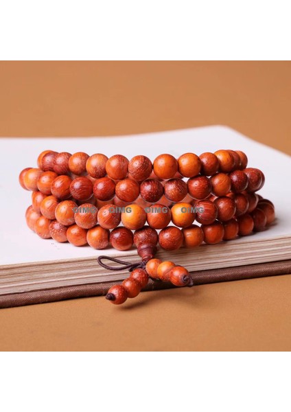 Yeni Xiaoye Zitan Tütsü Ahşap Kırmızı Ekşi Dal Buda Boncukları Altın Başak Tespih Bilezik Hediye Dize (Yurt Dışından)