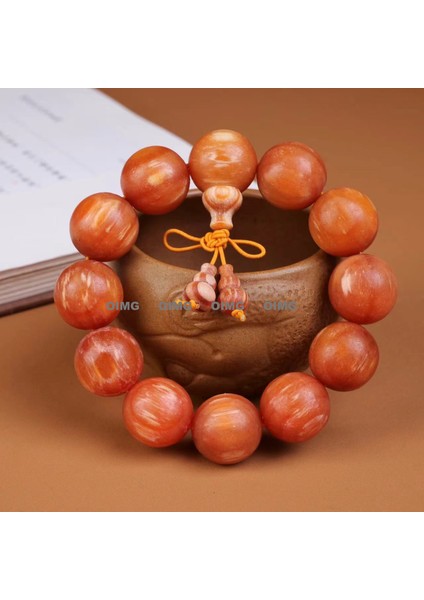 Yeni Büyük Yapraklı Huanghuali Buda Boncuk Dizeleri Maun Erkek ve Kadın Bilezikler Popüler Kültürel Mücevher Ahşap El Sanatları Kültürel Tespih (Yurt Dışından)