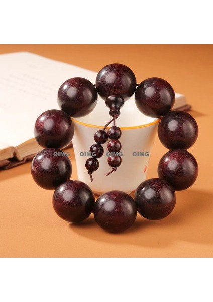 Yeni Xiaoye Zitan Dize Sandal Ağacı Edebiyatı Ahşap Iyi Şans Bilezik Oynamak (Yurt Dışından)