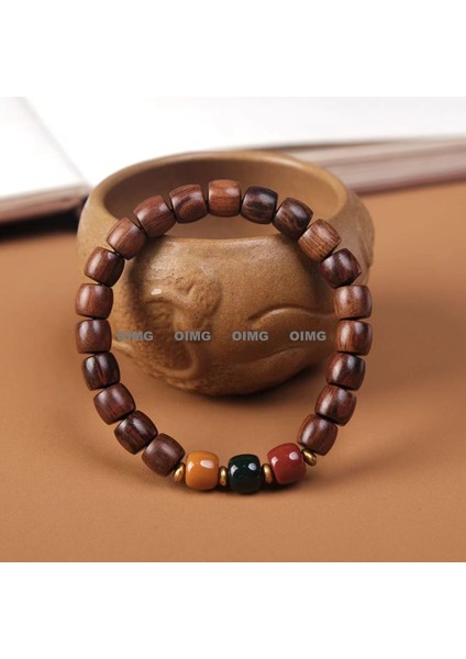 Yeni Xiaoye Zitan Dize Sandal Ağacı Edebiyatı Ahşap Iyi Şans Bilezik Oynamak (Yurt Dışından)