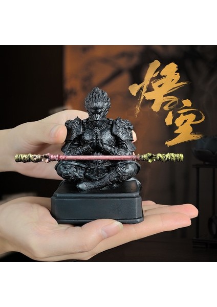 Siyah Efsane Wukong Maymun Kral Kader Adam Reçine Dekoratif Süsler Oyunu Periferik El Şekilli Kalıp Batı'ya Yolculuk (Yurt Dışından) modelleri