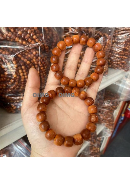 Yeni Taihang Yaşlanma Malzemesi Uçurum Selvi Dizeleri Doğal Siyah Yağ Bilezik Yüksek Yoğunluklu Dizeleri Ahşap Buddha Boncuklar (Yurt Dışından)