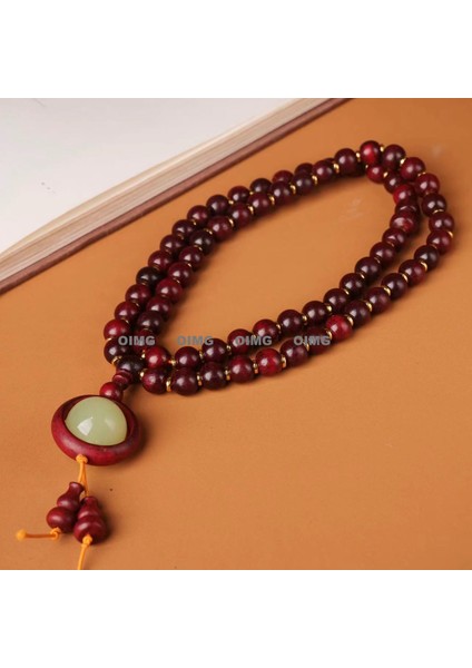 Yeni Xiaoye Zitan Dize Sandal Ağacı Edebiyatı Ahşap Iyi Şans Bilezik Oynamak (Yurt Dışından)