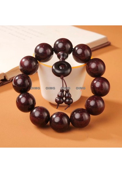 Yeni Xiaoye Zitan Dize Sandal Ağacı Edebiyatı Ahşap Iyi Şans Bilezik Oynamak (Yurt Dışından)