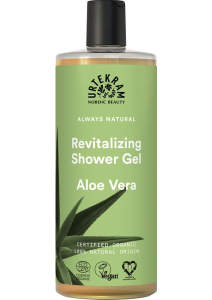 Organik ve Vegan Duş Jeli - Aloe Vera - Canlandırıcı - Ekonomik Boy 500 ml. fiyatları