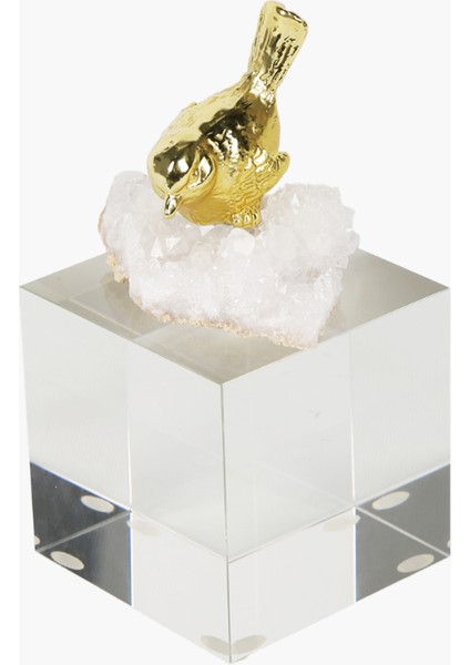 Standlı Kuş Obje M 10X10X15CM