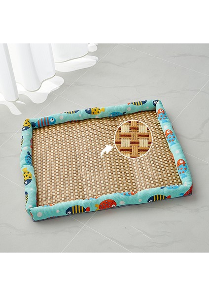 Pet Mat Köpek Mat Kedi Uyku Mat Soğutucu Buz Ipek Serin Duygu Mat Buz Pedi (Yurt Dışından)